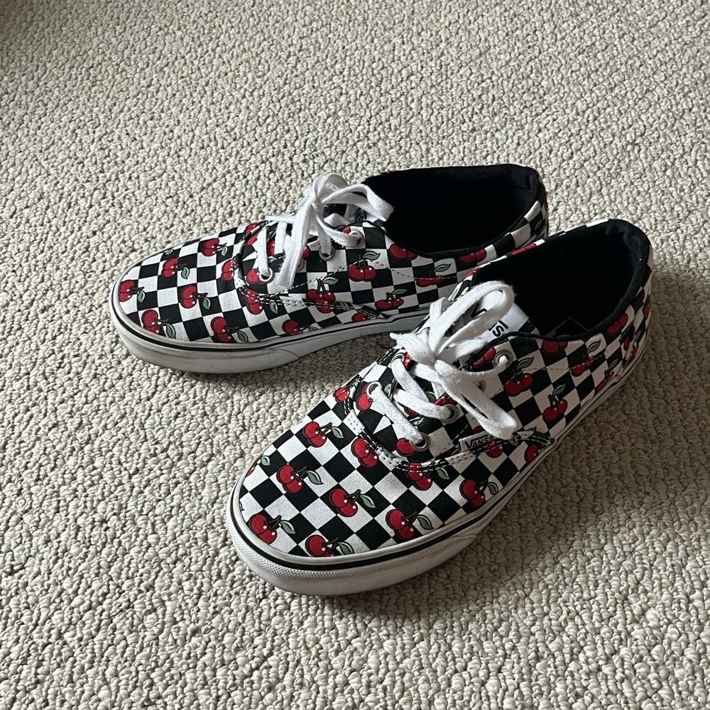 Vans Checkered Cherry Sneakers - Picture 2 of 6